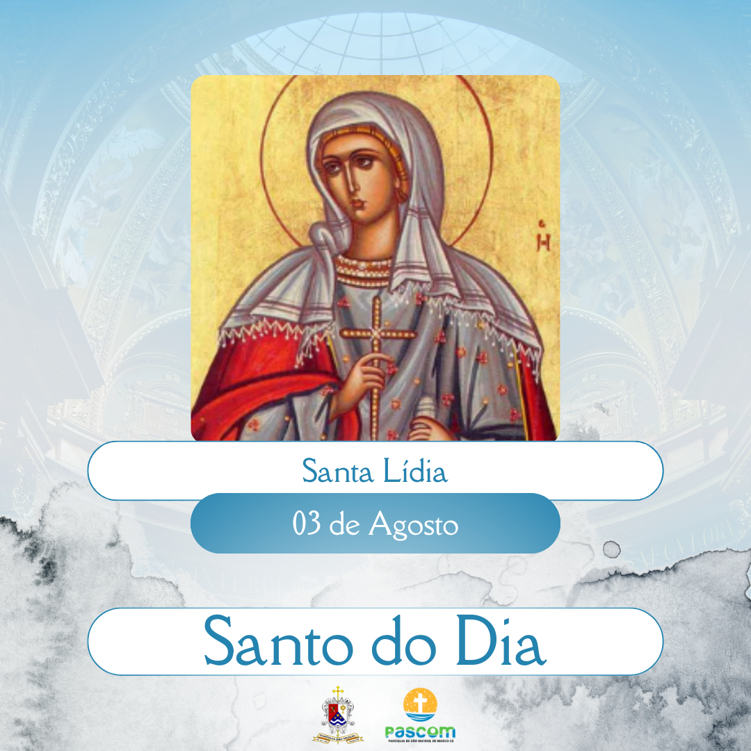 Santa Lídia. Créditos: Paróquia de São Manuel