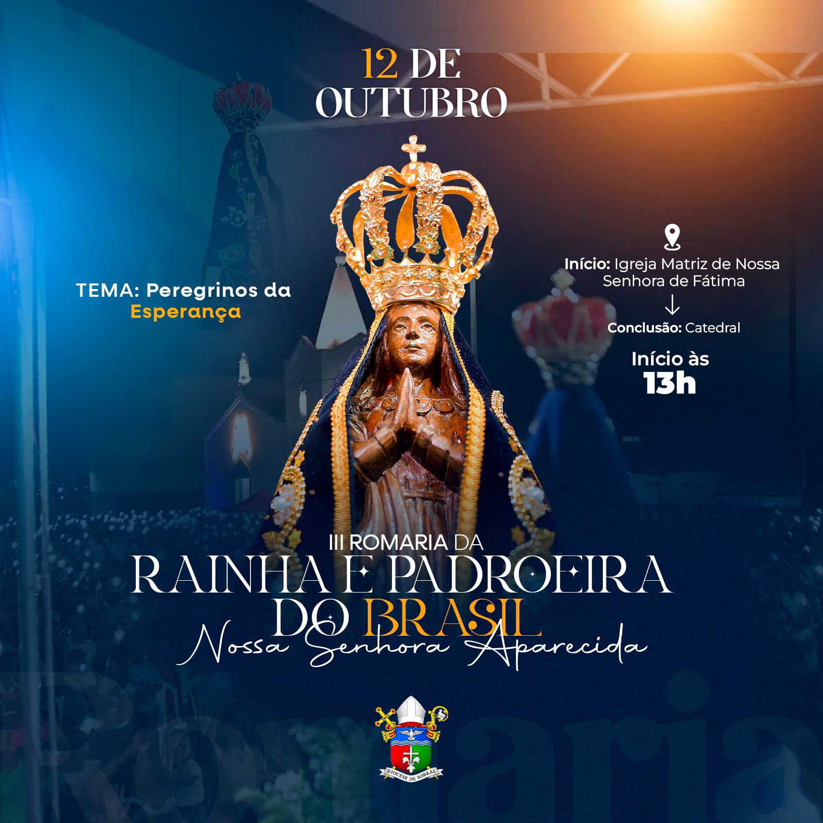 III Romaria de Nossa Senhora Aparecida. Créditos: Diocese de Sobral