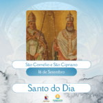 São Cornélio e São Cipriano. Créditos: Paróquia de São Manuel