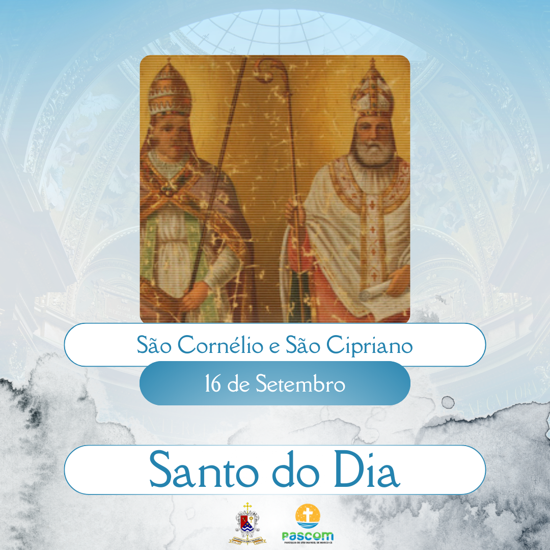 São Cornélio e São Cipriano. Créditos: Paróquia de São Manuel