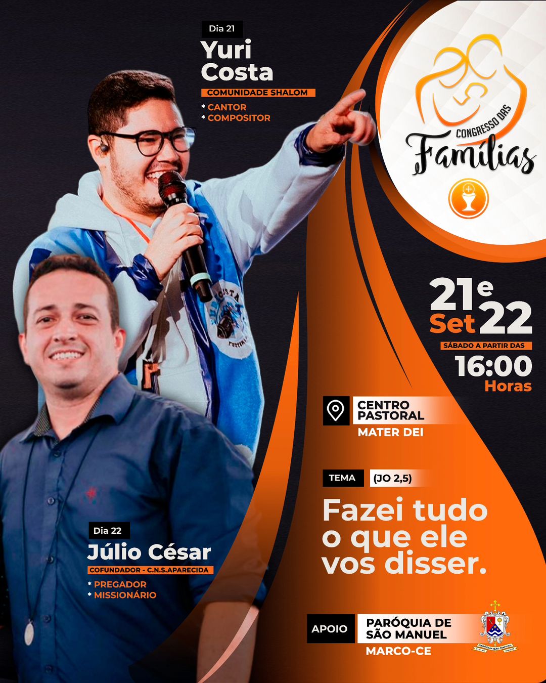 Congresso das Famílias 2024. Créditos: Comunidade Filhos de Sião