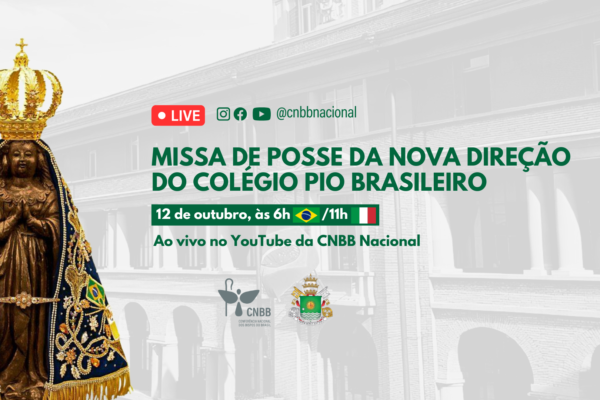 Colégio Pio Brasileiro celebrará a festa da Padroeira e a posse da nova diretoria. Créditos: CNBB