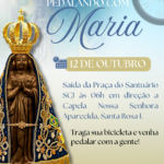 Pedalando com Maria. Créditos: Paróquia de São Manuel