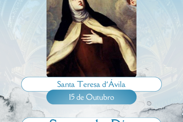 Santa Teresa d’Ávila. Créditos: Paróquia de São Manuel