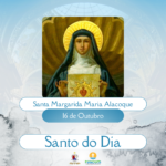 Santa Margarida Maria Alacoque. Créditos: Paróquia de São Manuel