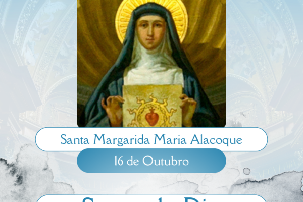 Santa Margarida Maria Alacoque. Créditos: Paróquia de São Manuel