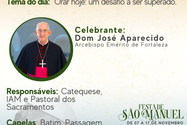 1° Novena da Festa de São Manuel 2024. Créditos: Paróquia de São Manuel