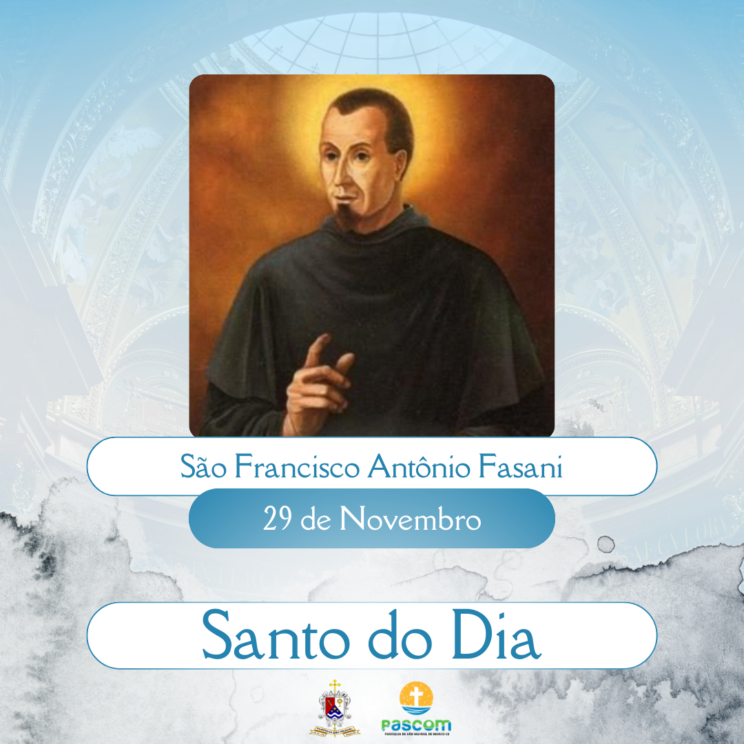 São Francisco Antônio Fasani. Créditos: Paróquia de São Manuel