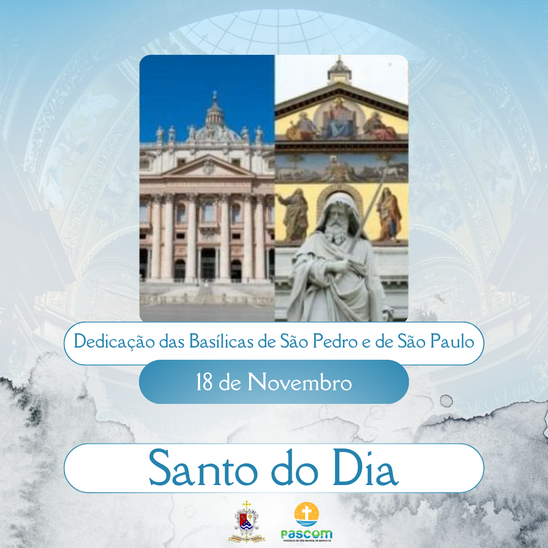 Dedicação das Basílicas de São Pedro e de São Paulo. Créditos: Paróquia de São Manuel