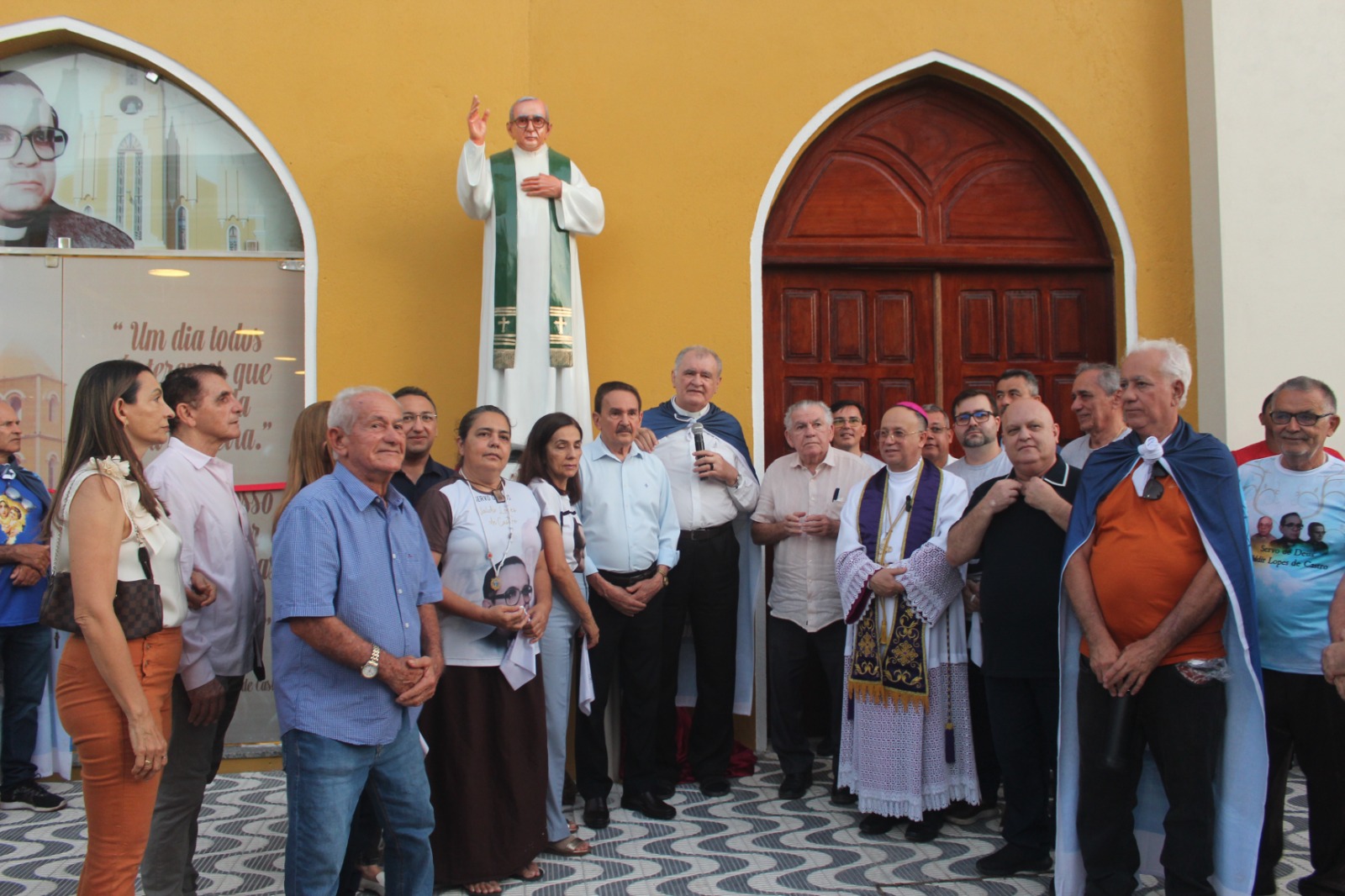 Inauguração do Memorial do Servo de Deus Waldir Lopes de Castro. Créditos: Paróquia de São Manuel