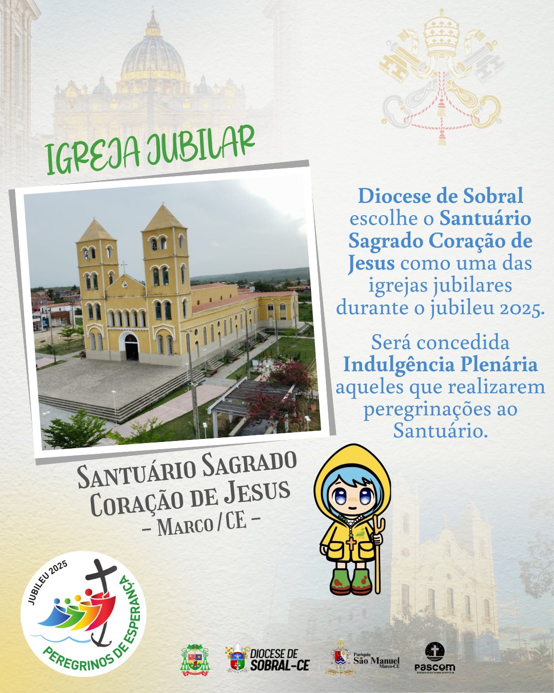 Santuário Sagrado Coração de Jesus. Créditos: Paróquia de São Manuel