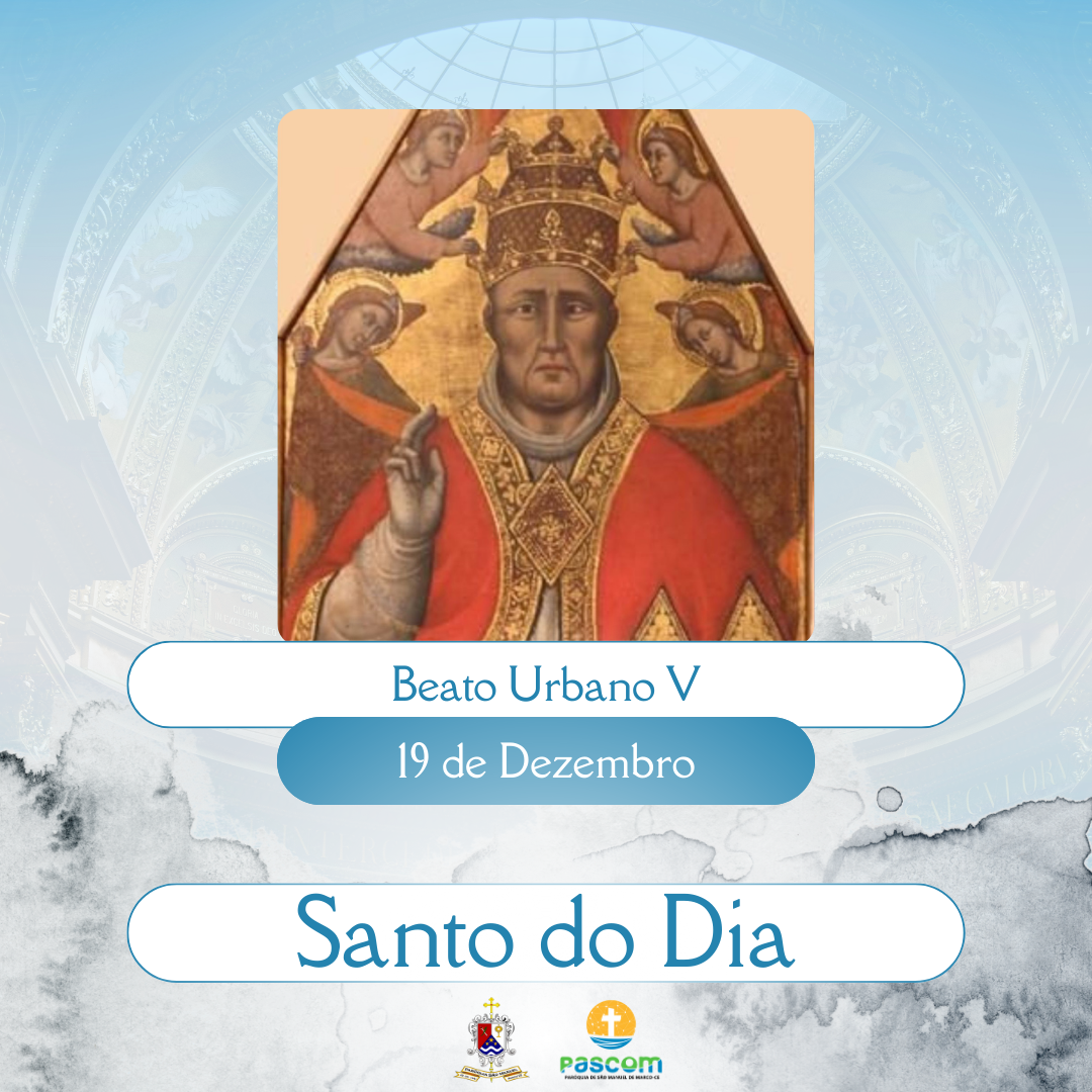 Beato Urbano V. Créditos: Paróquia de São Manuel