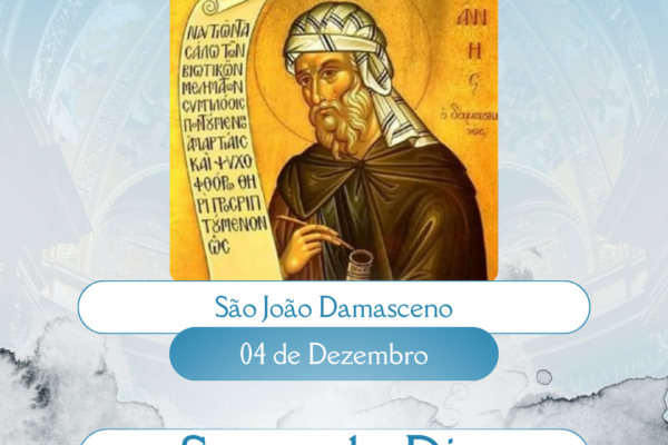 São João Damasceno. Créditos: Paróquia de São Manuel