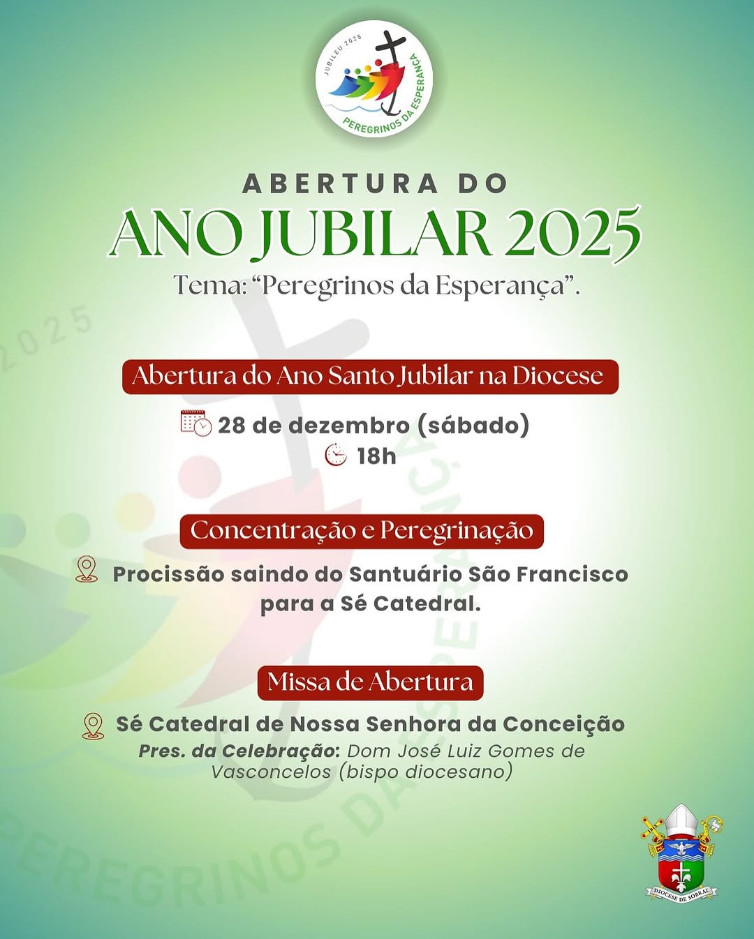 Abertura do Ano Jubilar, Diocese de Sobral. Créditos: Diocese de Sobral