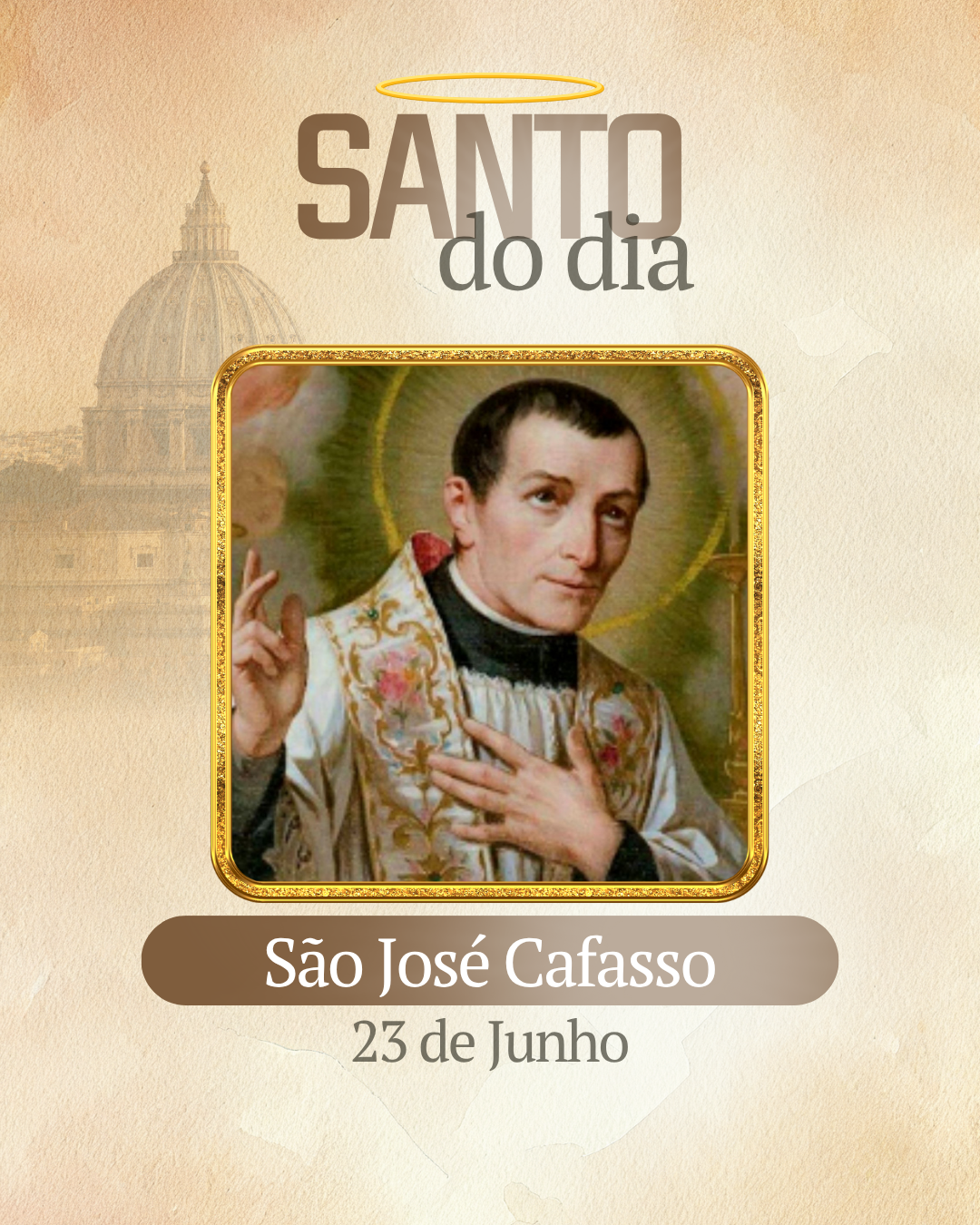 São José Cafasso. Créditos: Paróquia de São Manuel
