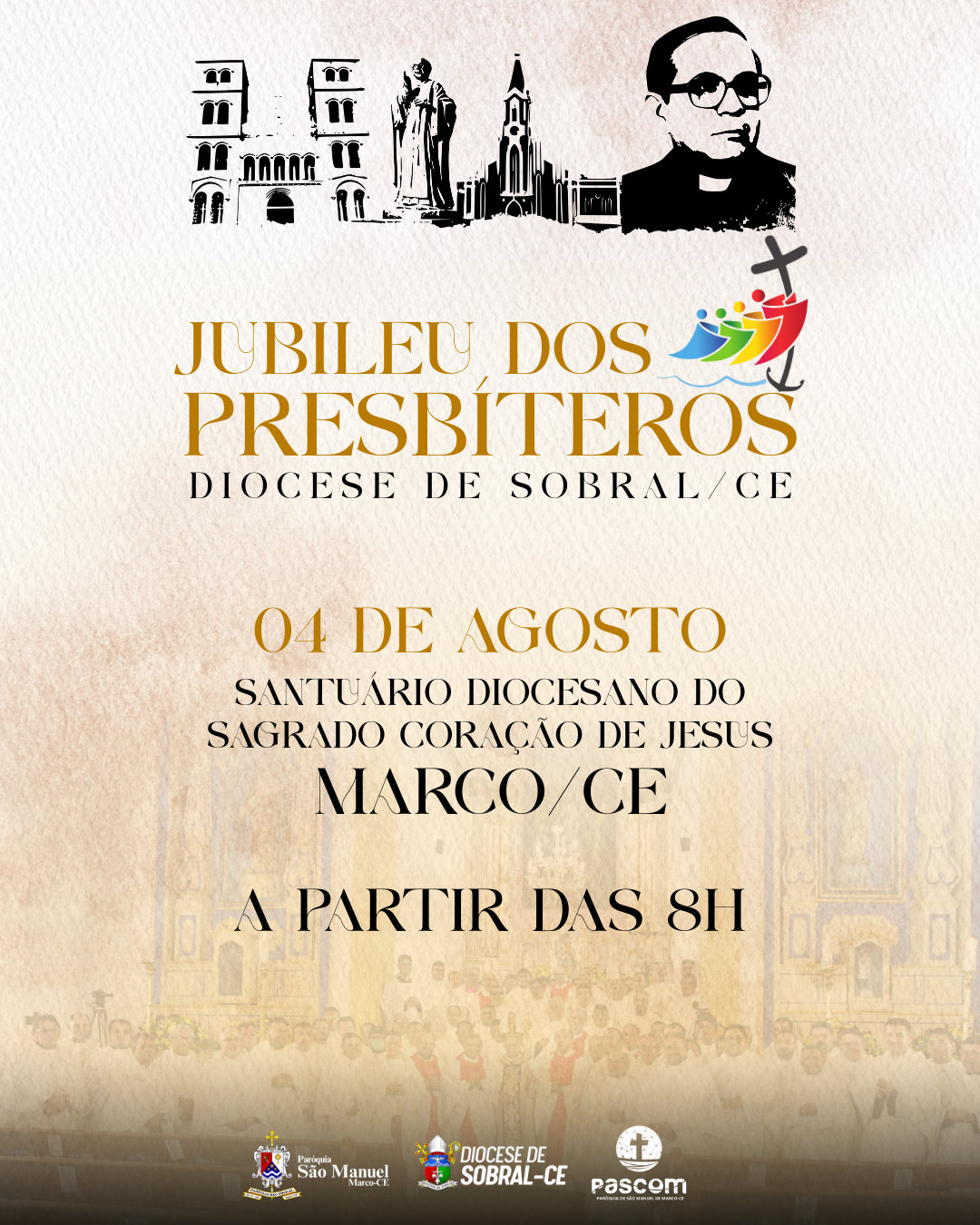 Jubileu dos Presbíteros. Créditos: Paróquia de São Manuel