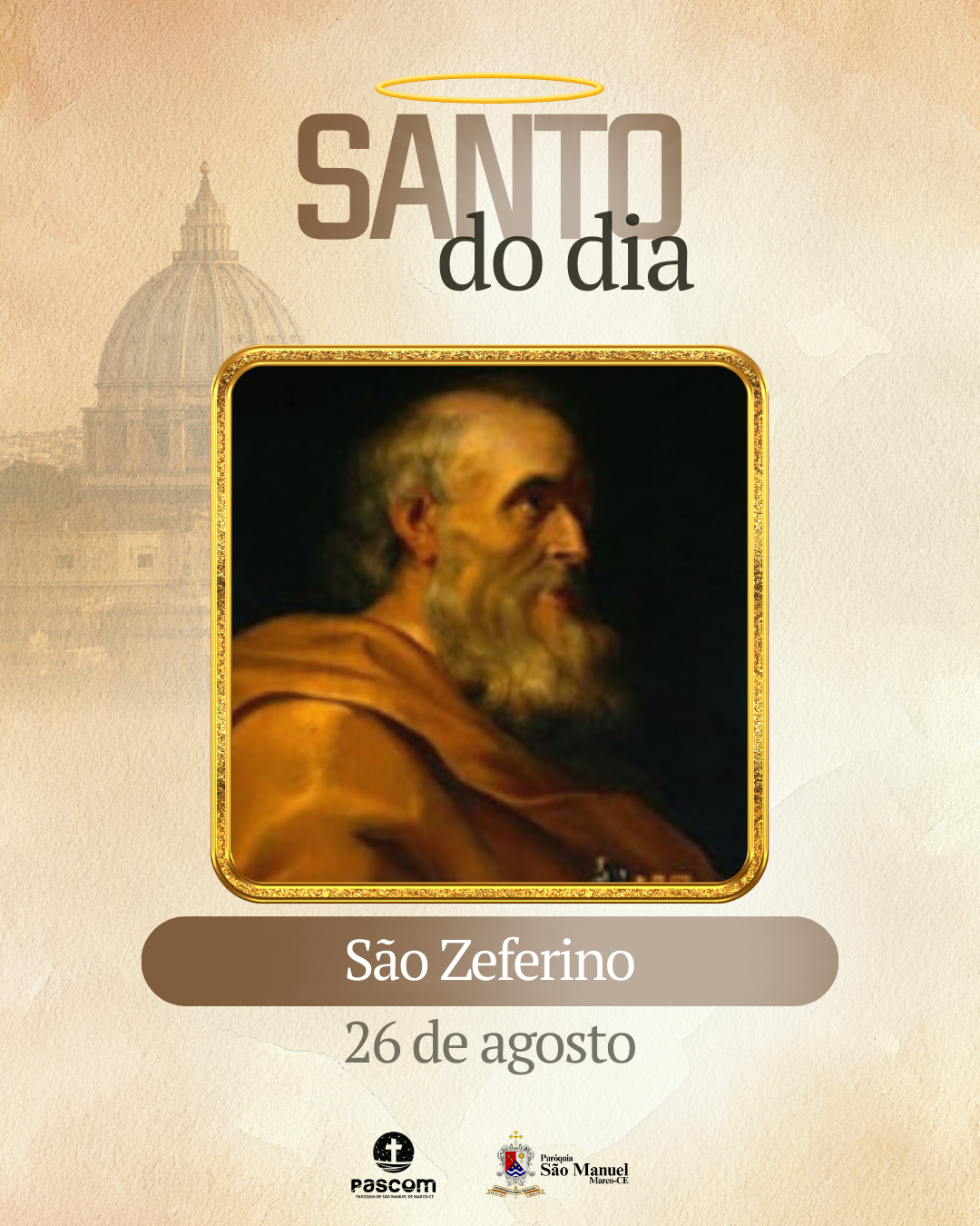 São Zeferino. Créditos: Paróquia de São Manuel