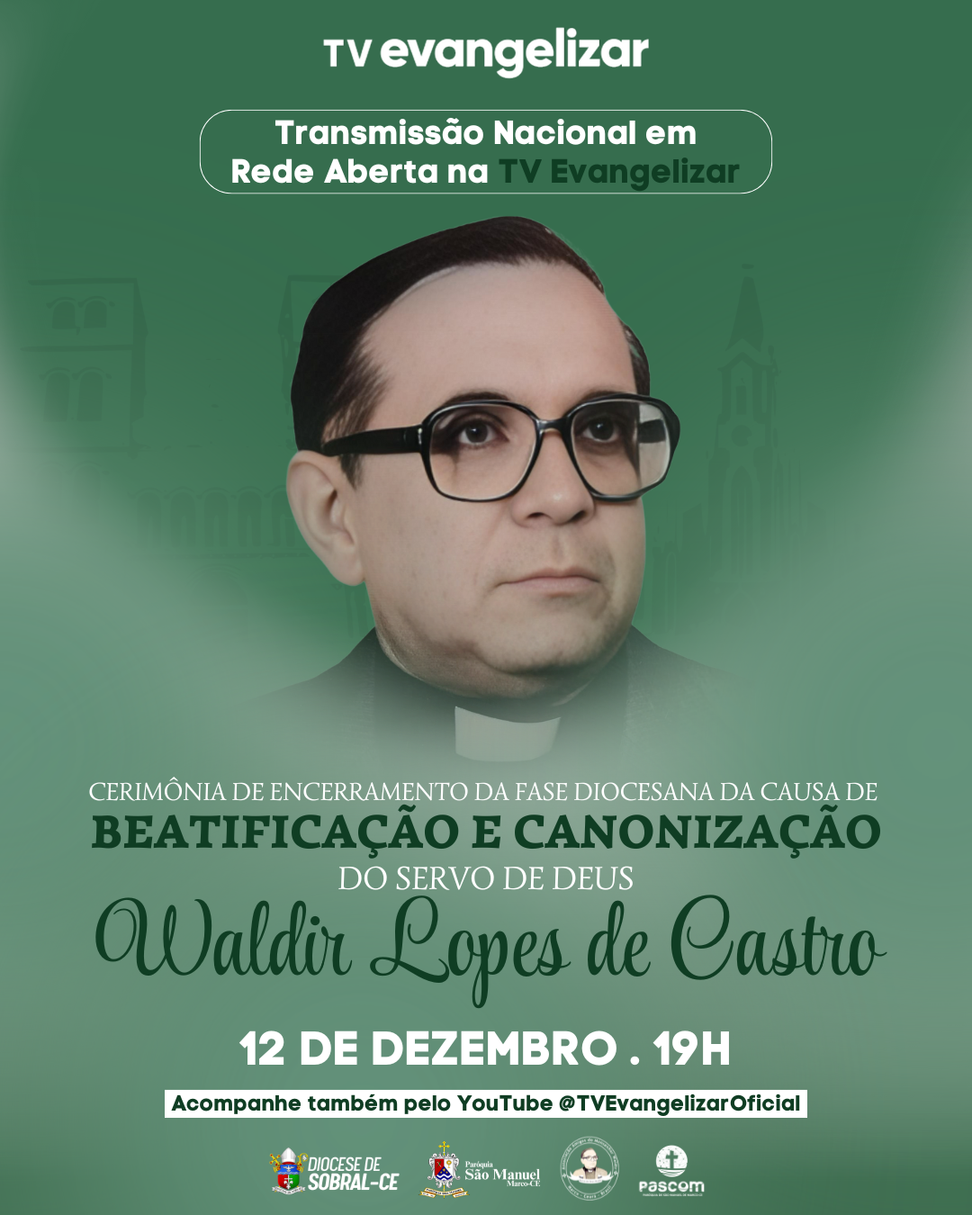 TV Evangelizar - Servo de Deus Waldir. Créditos: Paróquia de São Manuel