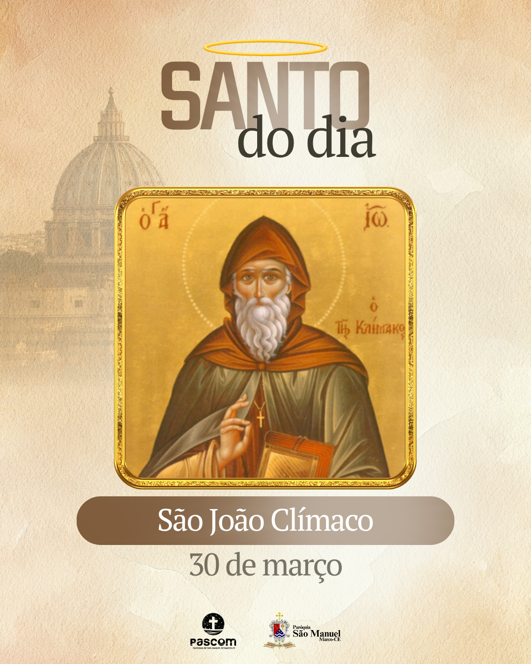 São João Clímaco. Créditos: Paróquia de São Manuel