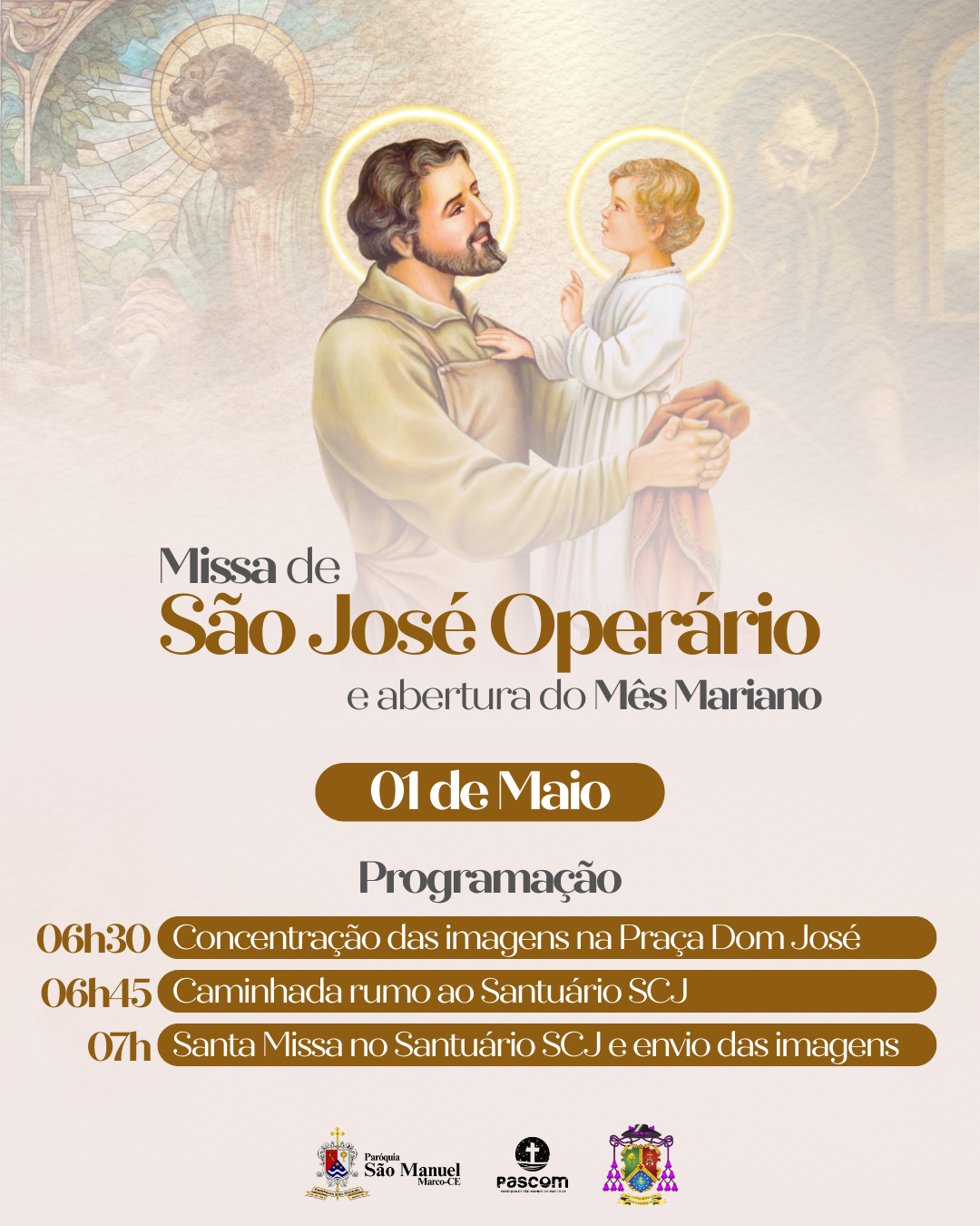 Abertura do Mês Mariano 2026. Créditos: Paróquia São Manuel