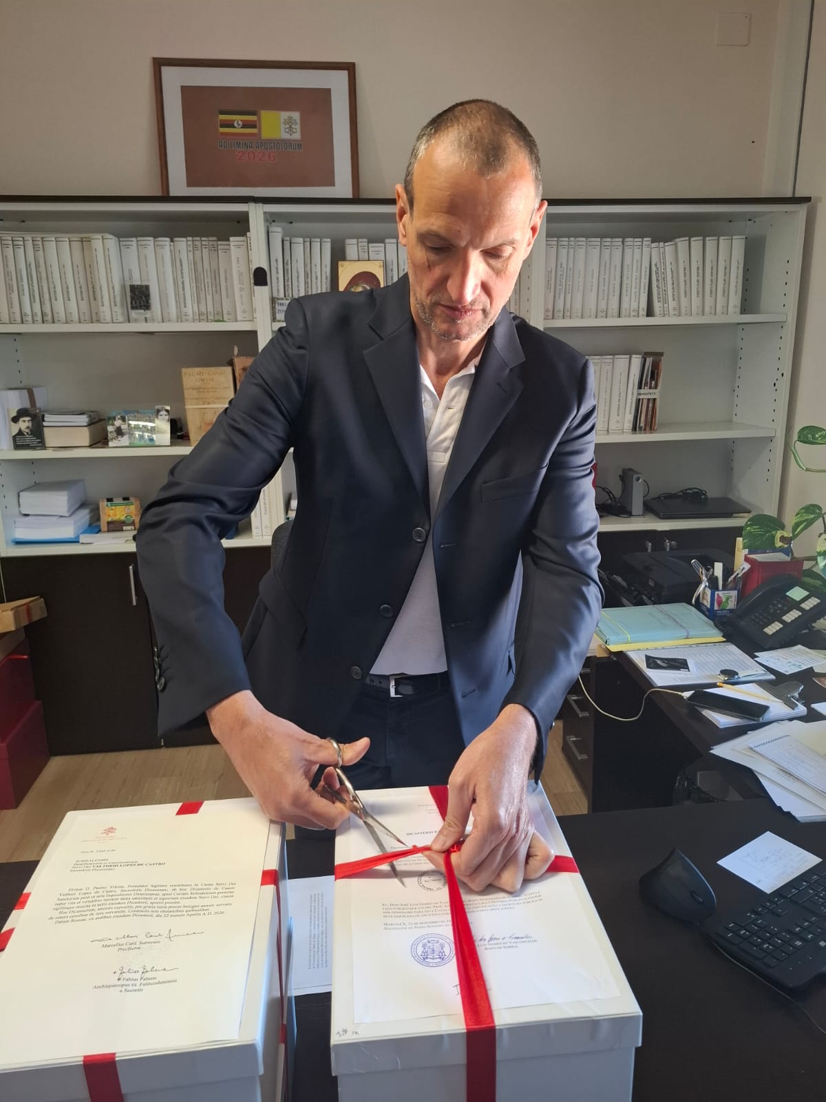 Abertura dos autos do inquérito da Causa de Beatificação do Servo de Deus Waldir. Créditos: Dicastério para as Causas dos Santos