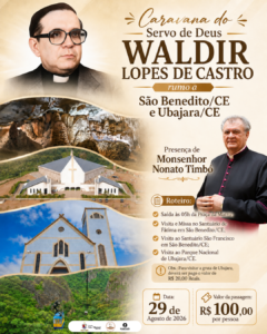 Caravana do Servo de Deus Waldir Lopes de Castro. Créditos: Paróquia São Manuel
